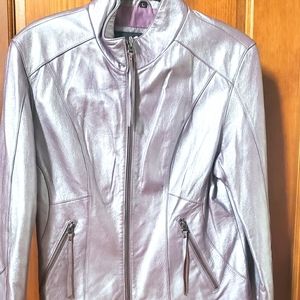 HD Lavender Leather Jacket